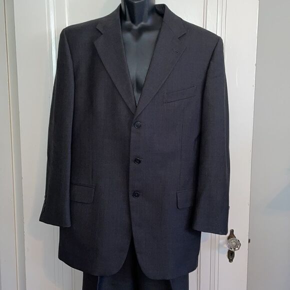 Joseph Abboud black wool suit - Picture 2 of 16
